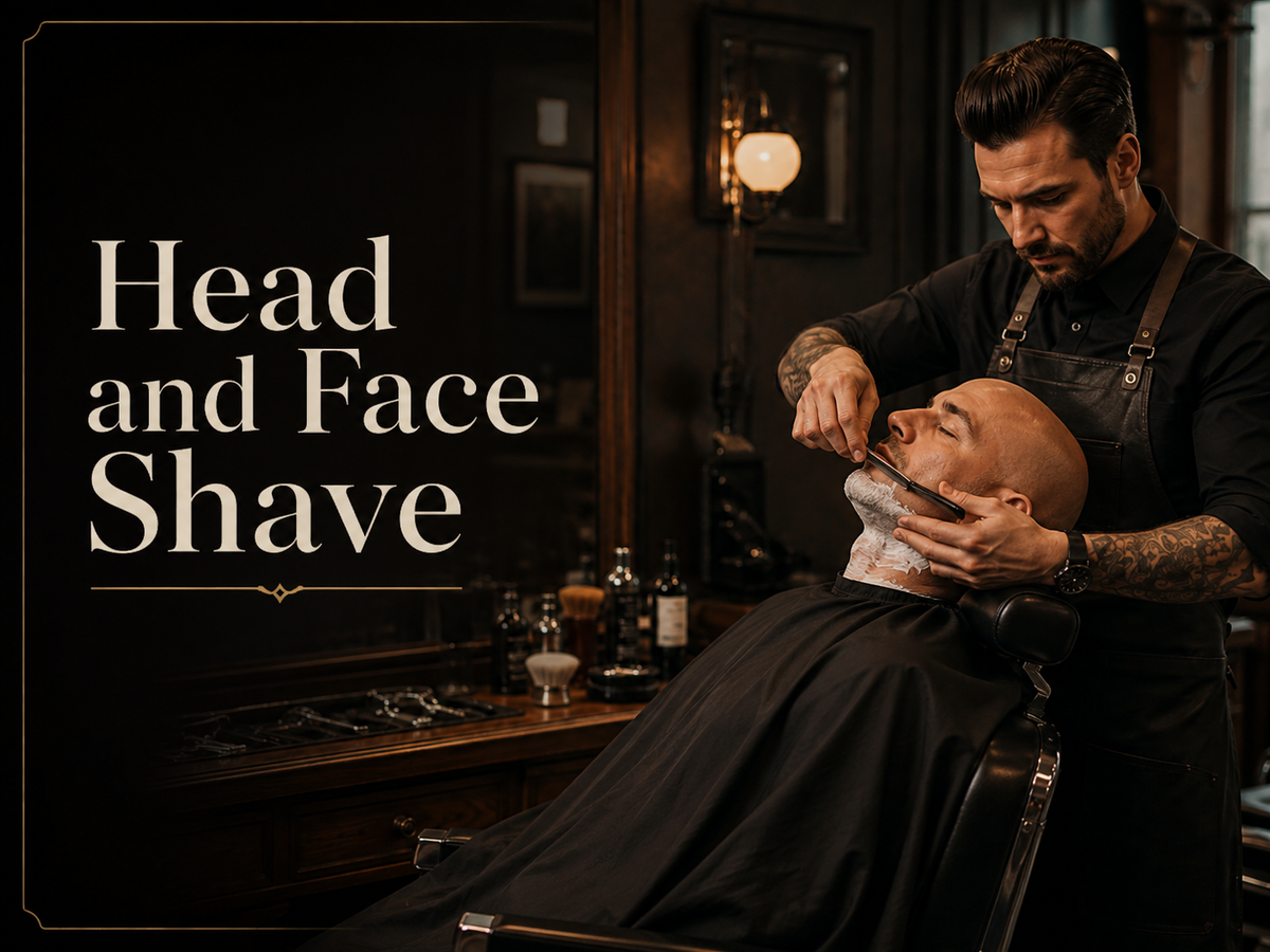 Men’s Head and Face Shave