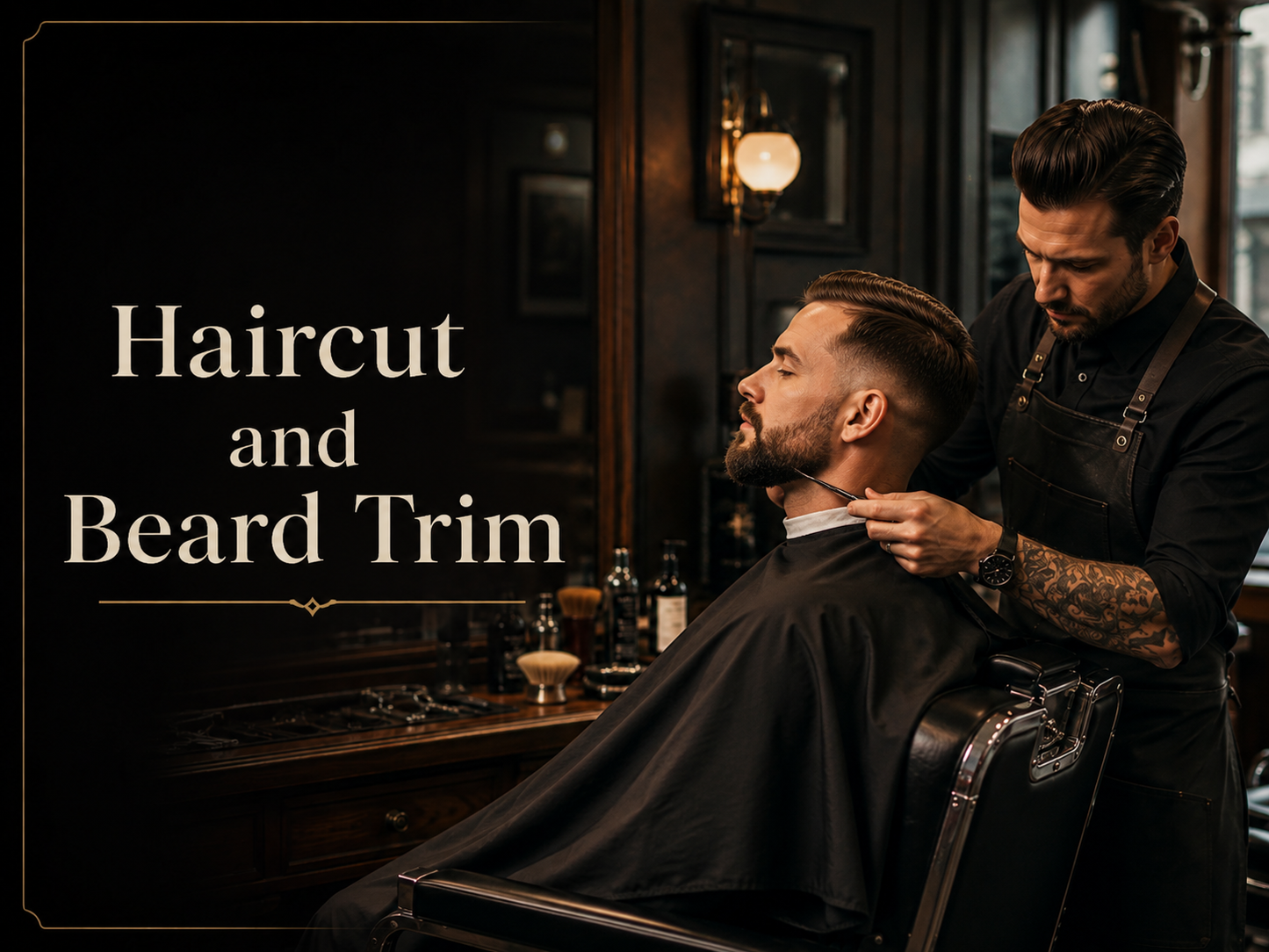 Men’s Haircut and Beard Trim